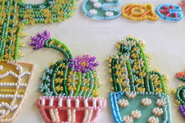 Buy Bead embroidery kit - Cactuses-AB-648_6