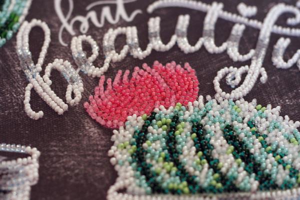 Buy Bead embroidery kit - Life is beautiful-AB-662_5