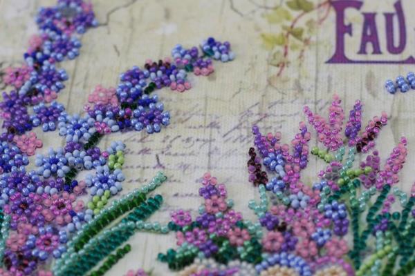 Buy Bead embroidery kit - Lavender Chantilly-AB-665_4