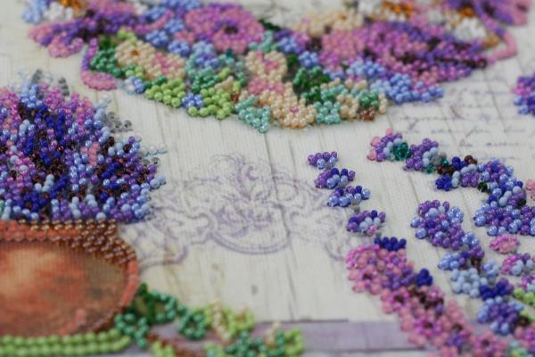 Buy Bead embroidery kit - Lavender Chantilly-AB-665_5