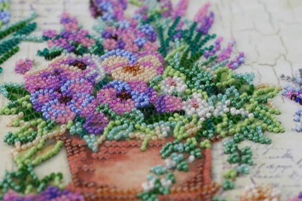 Buy Bead embroidery kit - Lavender Chantilly-AB-665_6