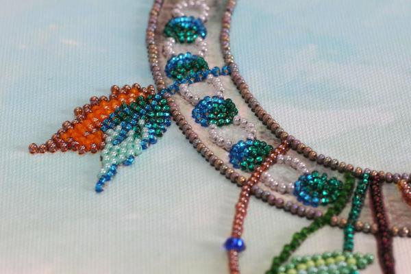 Buy Bead embroidery kit - Horseshoe for good luck-AB-678_4