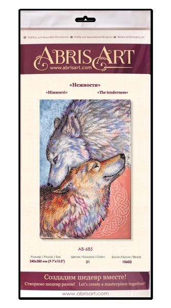 Buy Bead embroidery kit - Tenderness wolves-AB-685_1