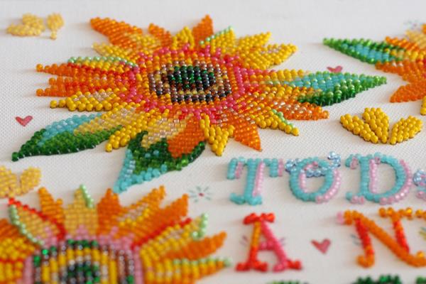 Buy Bead embroidery kit - Little suns-AB-688_4