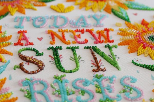 Buy Bead embroidery kit - Little suns-AB-688_6