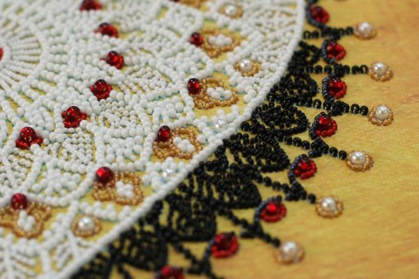 Buy Bead embroidery kit - Lace tie-AB-694_5