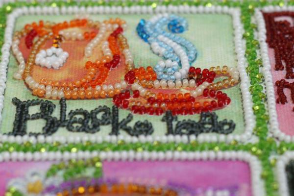 Buy Bead embroidery kit - Tea Card-AB-696_4