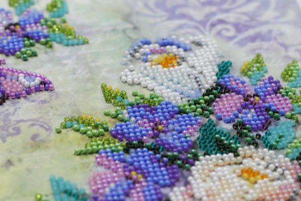 Buy Bead embroidery kit - Flowers for the beloved-AB-716_5