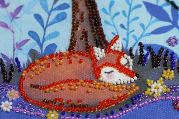 Buy Bead embroidery kit - Fox dream-AB-718_5