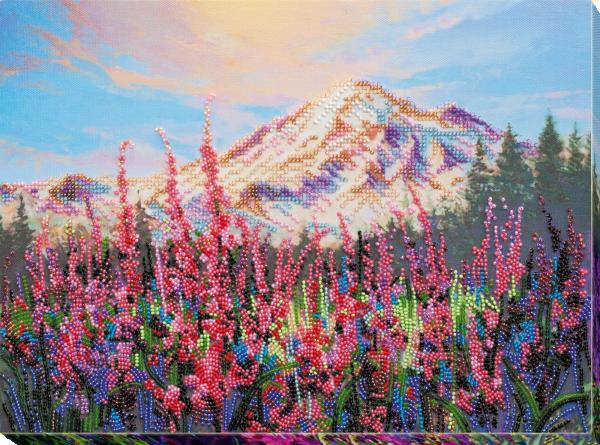 Buy Bead embroidery kit - Mountain scenery lanscape-AB-732