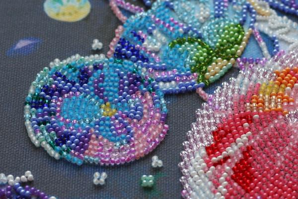 Buy Bead embroidery kit - Jellyfish night dance-AB-735_7