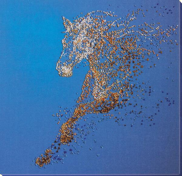 Buy Bead embroidery kit - Golden Horse-AB-741