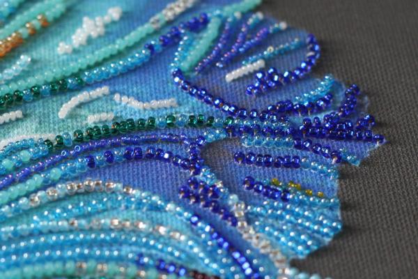 Buy Bead embroidery kit - Blue Gold-AB-746_6