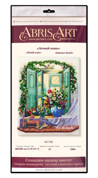 Buy Bead embroidery kit - Summer sketch-AB-748_6