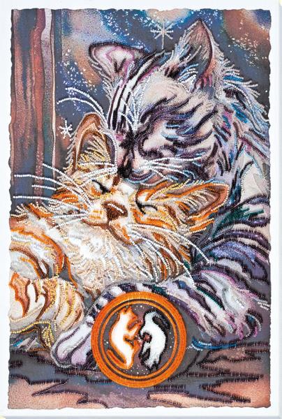 Buy Bead embroidery kit - Purr-AB-751