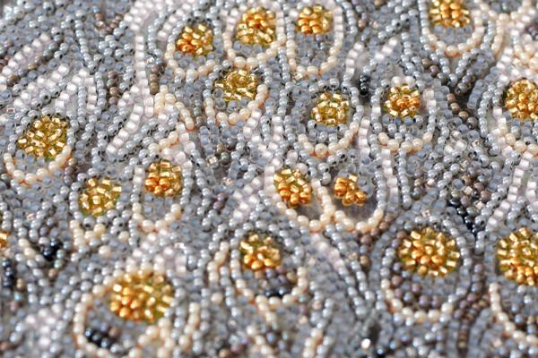 Buy Bead embroidery kit - Gold in silver-AB-760_7