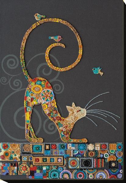 Buy Bead embroidery kit - Kitty-AB-791