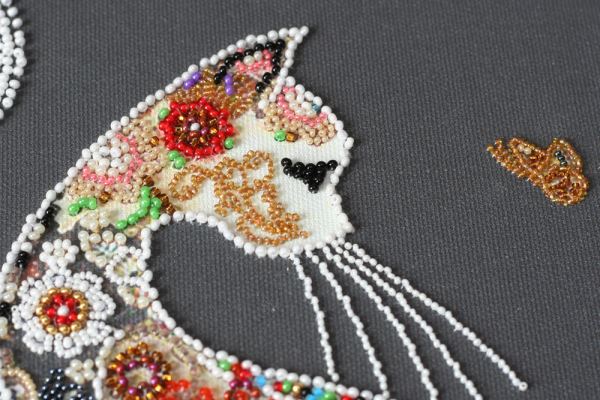 Buy Bead embroidery kit - Kitty and butterfly-AB-794_4