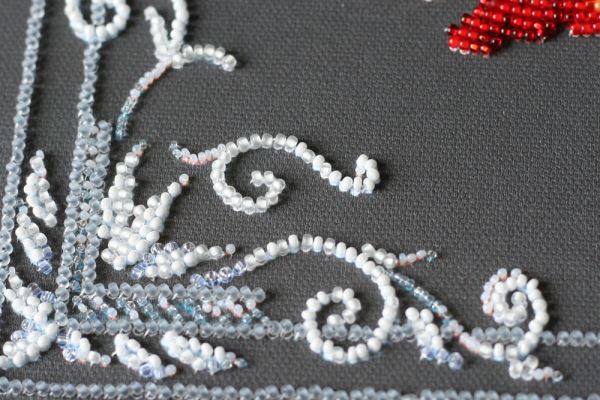 Buy Bead embroidery kit - Velvet poppies-AB-804_3