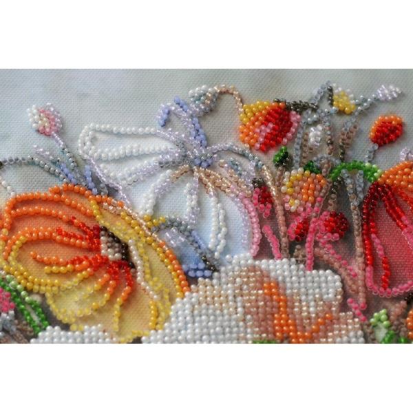 Buy Bead embroidery kit - Delicate flowers-AB-805_3