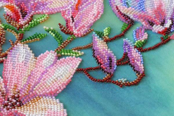 Buy Bead embroidery kit - Magnolias bloom-AB-806_2