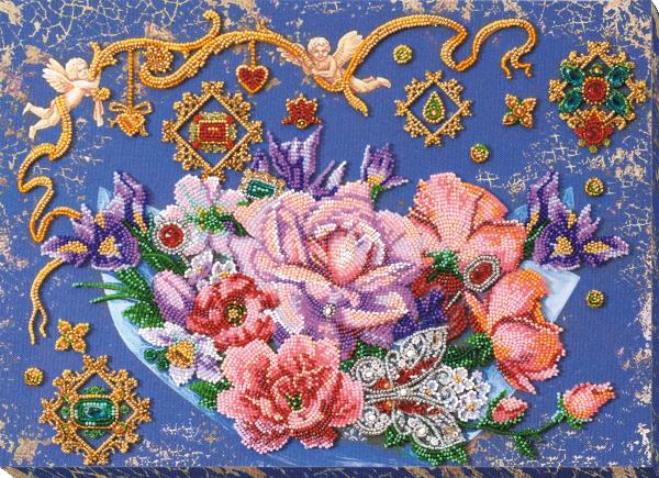 Buy Bead embroidery kit - Magic flowers-AB-813