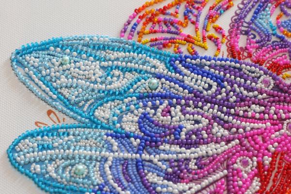 Buy Bead embroidery kit - Cascades pearl-AB-818_3