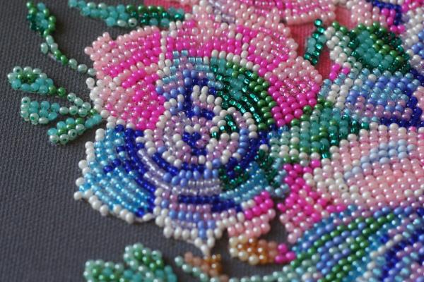 Buy Bead embroidery kit - Moon flowers-AB-824_4