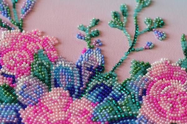 Buy Bead embroidery kit - Moon flowers-AB-824_5