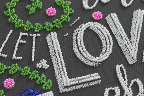 Buy Bead embroidery kit - Love in the house-AB-840_2