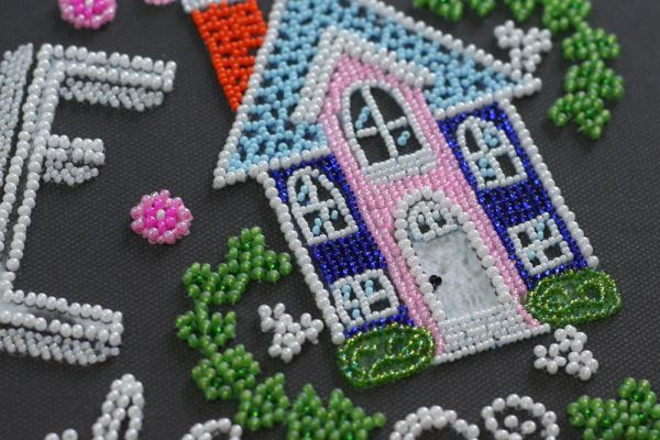 Buy Bead embroidery kit - Love in the house-AB-840_4