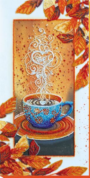 Buy Bead embroidery kit - Autumn latte-AB-843