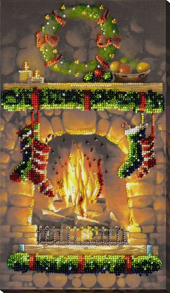 Buy Bead embroidery kit - By the fireplace-AB-852