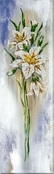 Buy Bead embroidery kit - Fragile lilies-AB-867