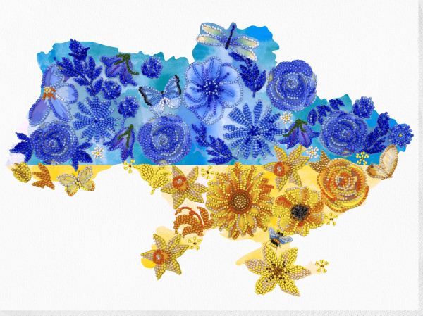 Buy Bead embroidery kit - Flowering homeland-AB-870