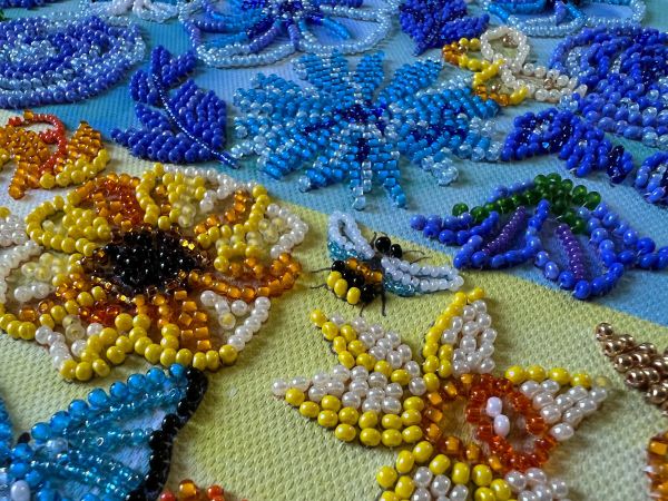 Buy Bead embroidery kit - Flowering homeland-AB-870_1