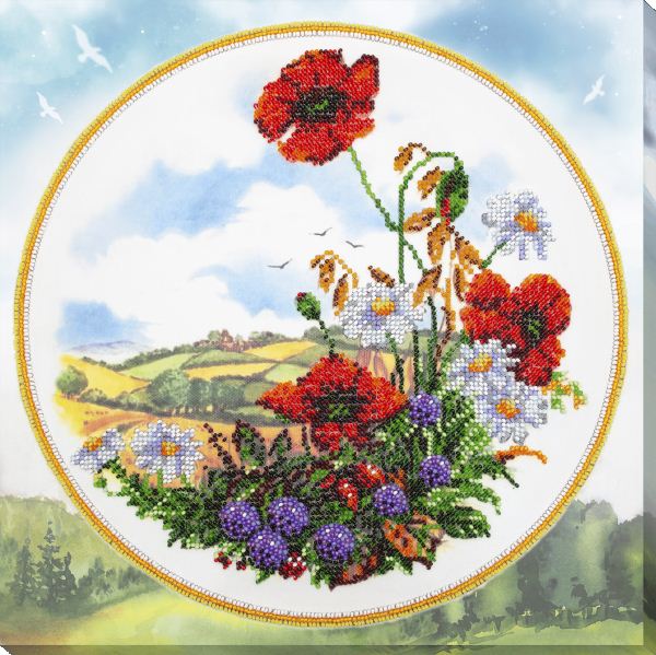 Buy Bead embroidery kit - Summer morning-AB-875