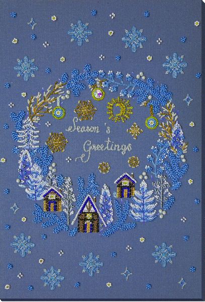 Buy Bead embroidery kit - Christmas motif-AB-876