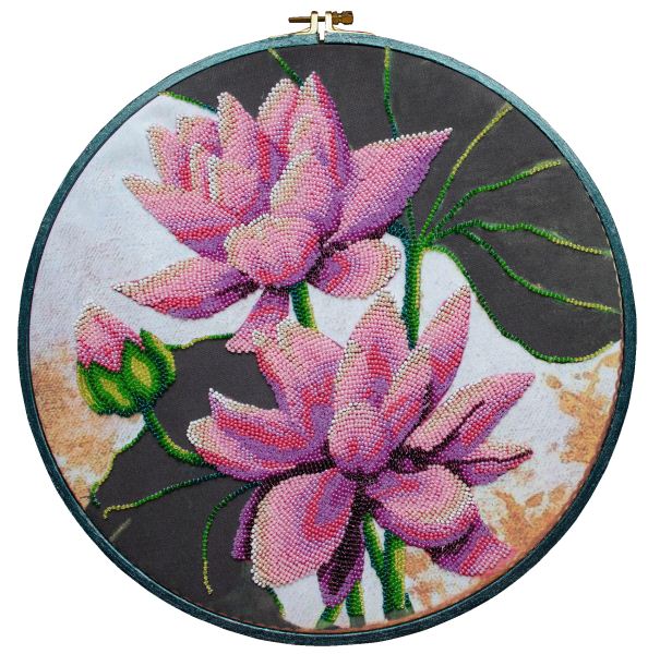 Buy Bead embroidery kit - Blooming lotus-AB-887