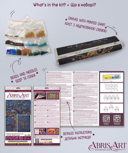 Buy Bead embroidery kit - Living fairy tale-AB-888_6