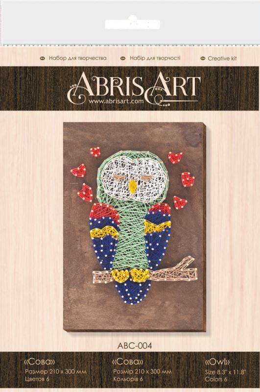 Buy String art kit - Owl-ABC-004_5