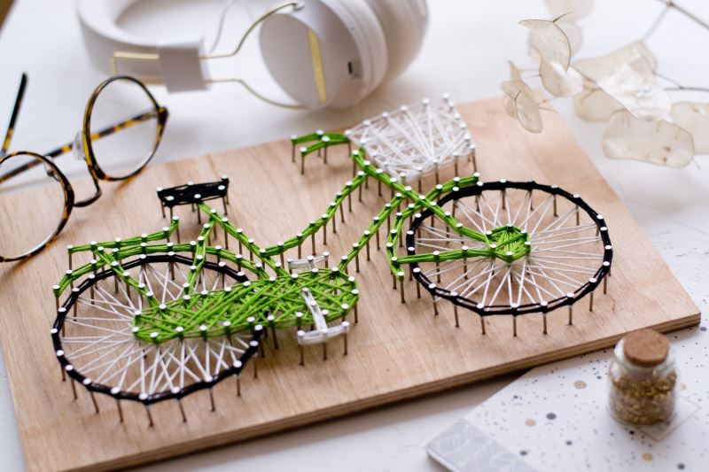Buy String art kit - Bicycle-ABC-011