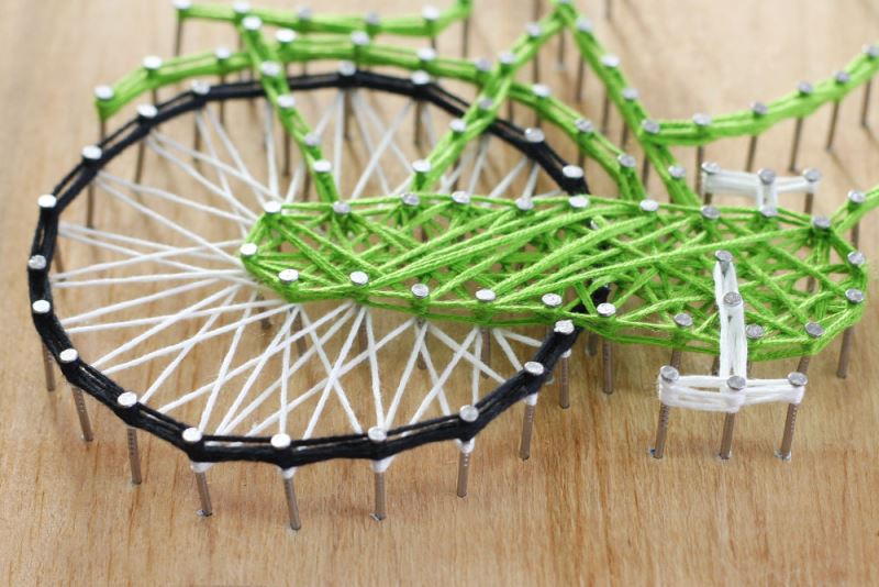 Buy String art kit - Bicycle-ABC-011_3