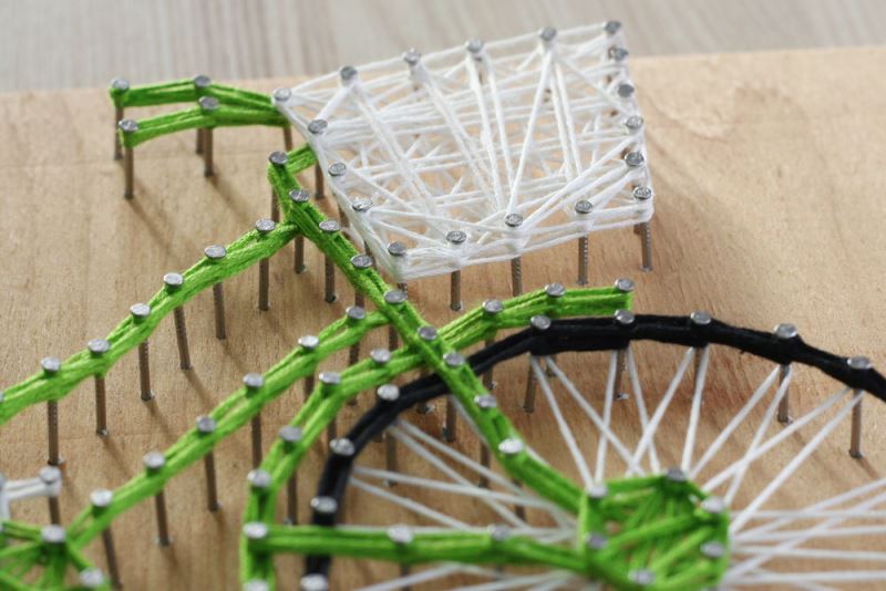 Buy String art kit - Bicycle-ABC-011_4