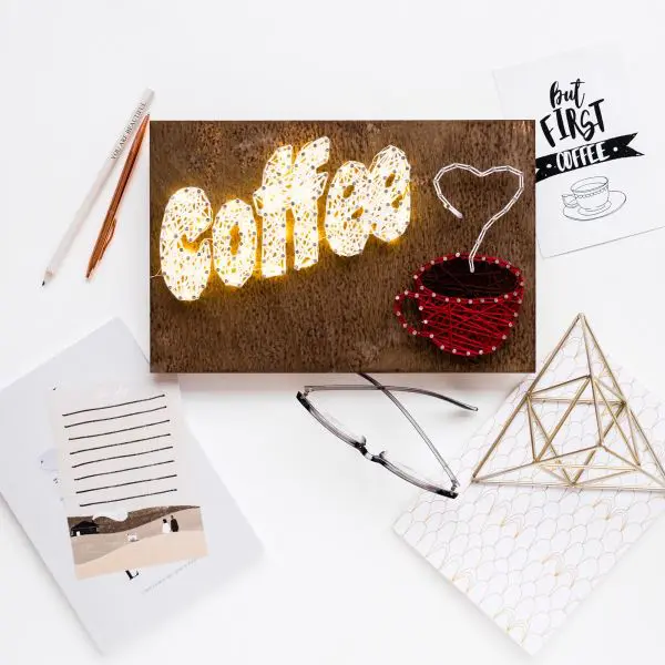 Buy String art kit - Coffee-ABC-012