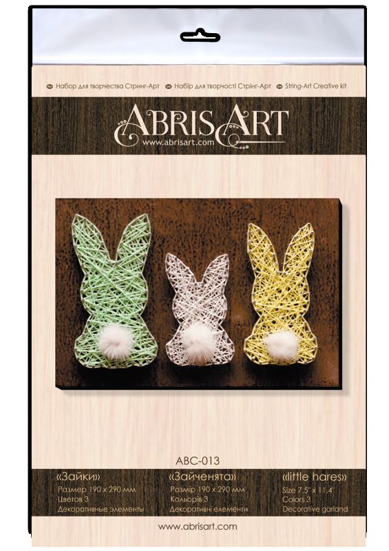 Buy String art kit - The bunnies-ABC-013_6