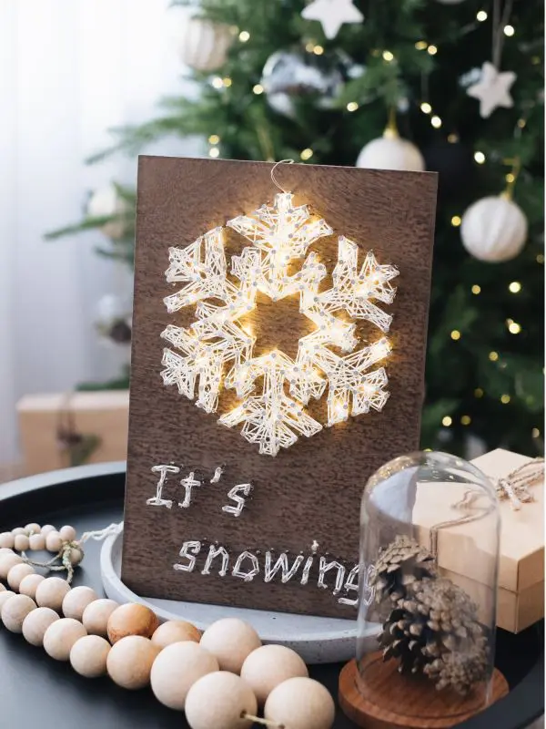 Buy String art kit - Snowflake-ABC-015