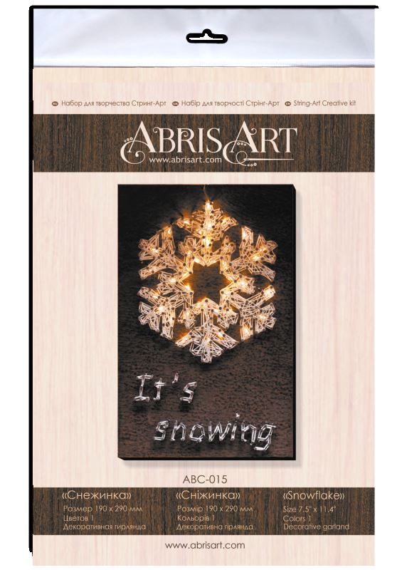 Buy String art kit - Snowflake-ABC-015_6