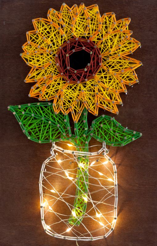 Buy String art kit - Sunflower-ABC-018_1