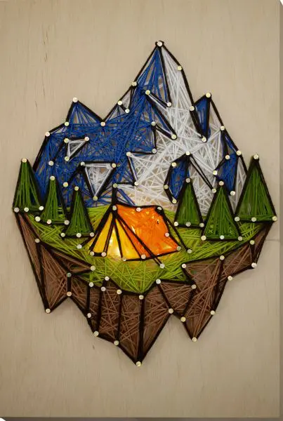 Buy String art kit - To the mountains-ABC-030